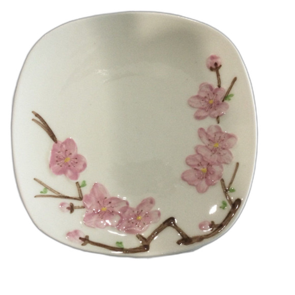 Vintage Metlox Poppytrail  Peach Blossom 6” Plate (8 total). - Picture 1 of 7